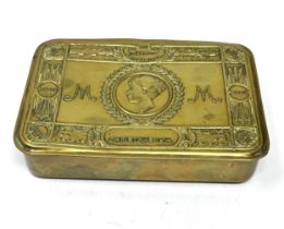 WW1 1914 Princess Mary Brass Christmas Tin