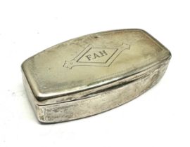 antique silver snuff box