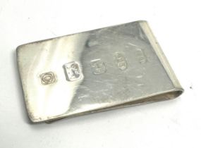silver hallmarked money clip