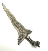 silver islamic sword letter opener
