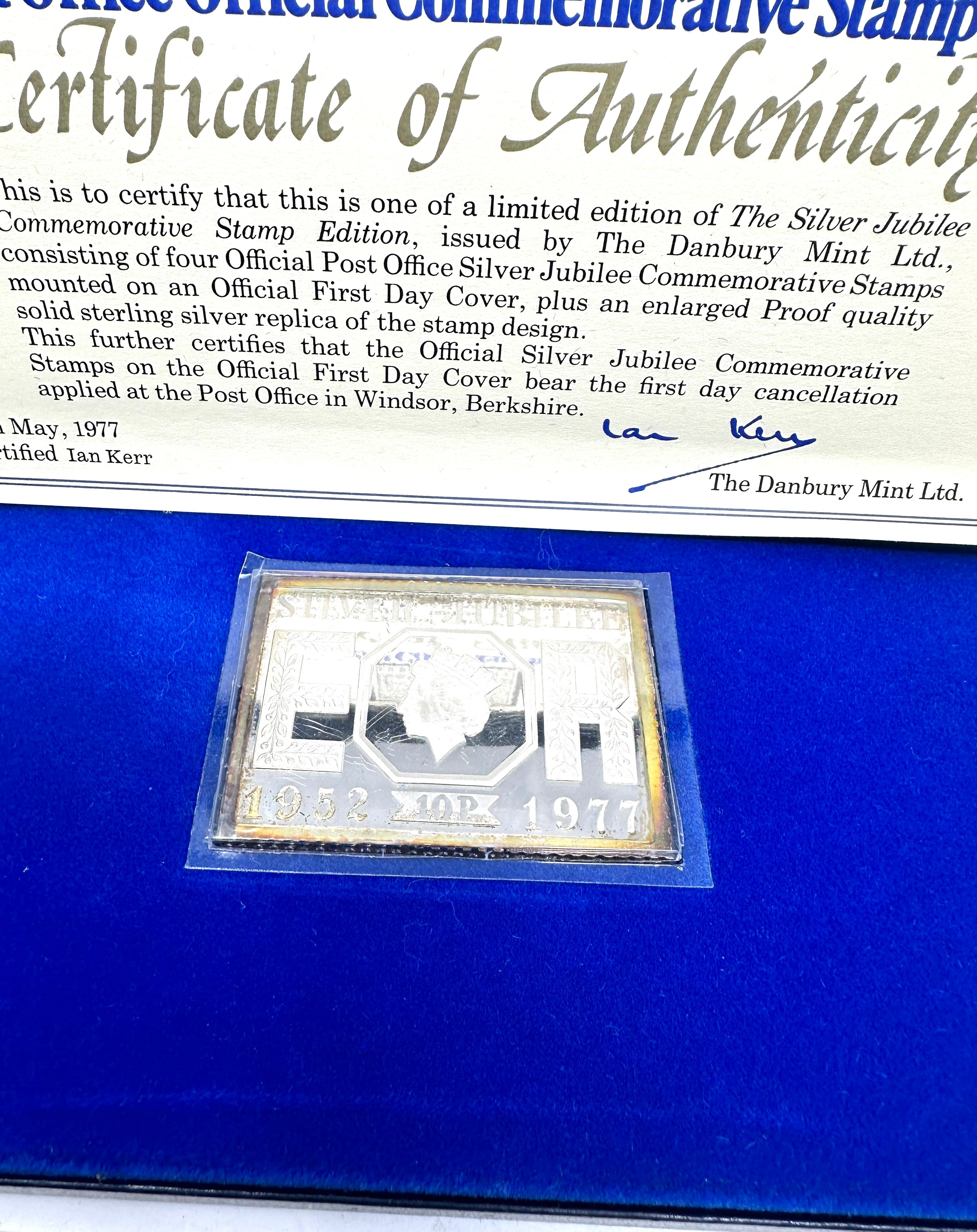 Danbury Mint .925 Sterling Ingot w/ first day cover - Image 2 of 2