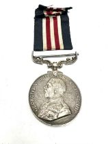 WW1 GV M.M Military Medal Named 40906 Pte W.E Robinson 10th Lincolns