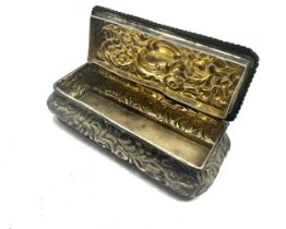 Antique silver trinket box