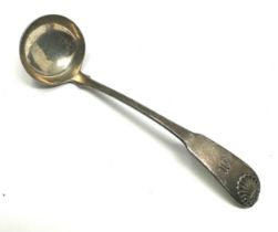 antique scottish silver georgian sauce ladle