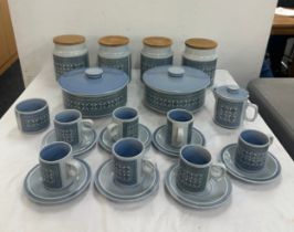 Vintage Hornsea Tappestry pattern part dinner/ tea set