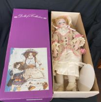 Vintage Dolls Collection French Porcelain Doll Bru Jn 13 in box