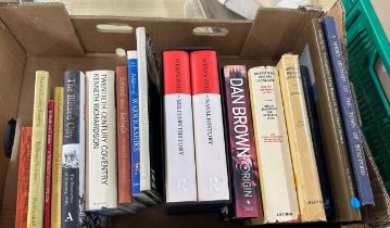 Selection of vintage and later books to include Ruined and Rebuilt, Dan Brown etc