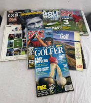 Selection of vintage Golf programmes to include Golf Mon etc