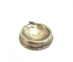 Hallmarked sterling silver ashtray