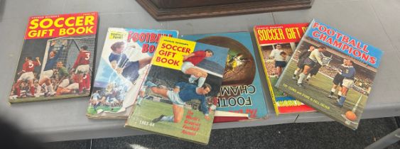 Selection of vintage soccer/ football books