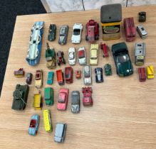 Selection of vintage toy cars to include Corgi, Dinky etc