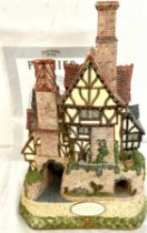 David Winter Cottages “Quindene Manor” 1994 Premier edition, 911/1500 with box and COA, small