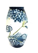 William Moorcroft florian ware vase 895, overall good condition height approximately 13 inches