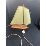 Art deco boat lamp, untested