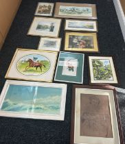Large selection of vintage and later pictures and prints