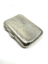 silver cigarette case weight 77g