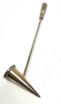 silver handle candle snuffer