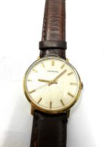Vintage gents Garrard wristwatch the watch is ticking