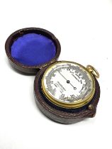 Antique Boxed Chadburns Ltd Liverpool Pocket Barometer