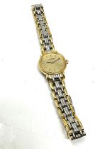 Vintage ladies longines quartz wristwatch the watch is not ticking