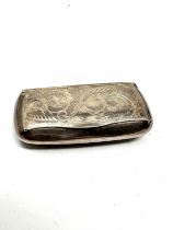 vintage silver snuff box