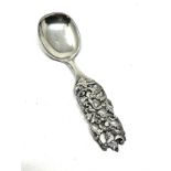 830S Silver Vintage 1825 R. Elvesaeter Ornate Serving Spoon weight 79g