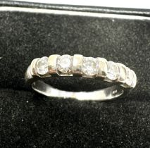 9ct gold diamond ring 0.50 diamonds weight 2.6g