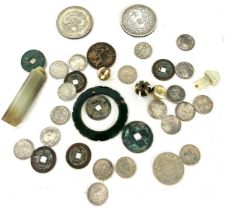 Selection of replica vintage and later foreign coins