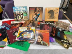 Large selection of records to include various genres etc