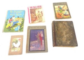 Selection of victorian books includes medical book etc