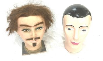 Selection of 2 pot mannequin heads
