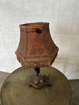 Vintage novelty deco style table lamp, untested