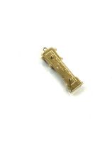 9ct Gold grandfather clock charm (0.9)