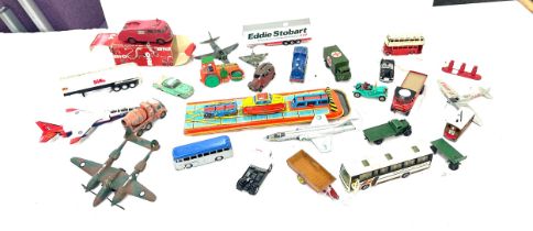 Selection of vintage toys to include Dinky etc