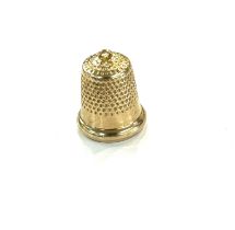 9ct Gold thimble charm (1.2g)