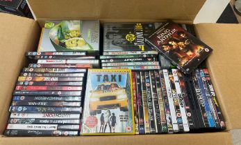 Large selection of dvd's to include a selection of Box sets such as Prison break, Star trek etc