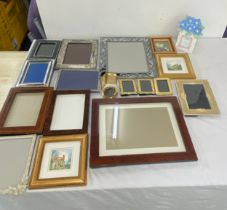 Selection of assorted photo frames