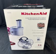Kitchen Aid food processor attachment, Dice, Slice, Shred and Julienne, mixer stand not included
