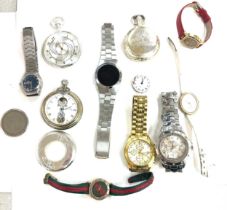 Selection of vintage and later patch/ pocket watch parts