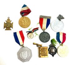 Coronation/ peace medals includes 1 silver