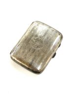 Antique silver cigarette case total weight 64 grams