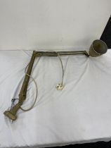 Antique anglepoise desk lamp, untested