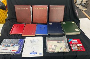 Large selection of assorted vintage and later stamps in albums
