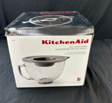 KitchenAid 4.8l glass bowl with lid, accessory only, no stand included