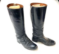 Vintage leather motocycle boots size 7