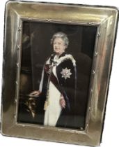 Vintage miniature hallmarked photo frame measures approx 5 inches tall by 3.5 inches wide