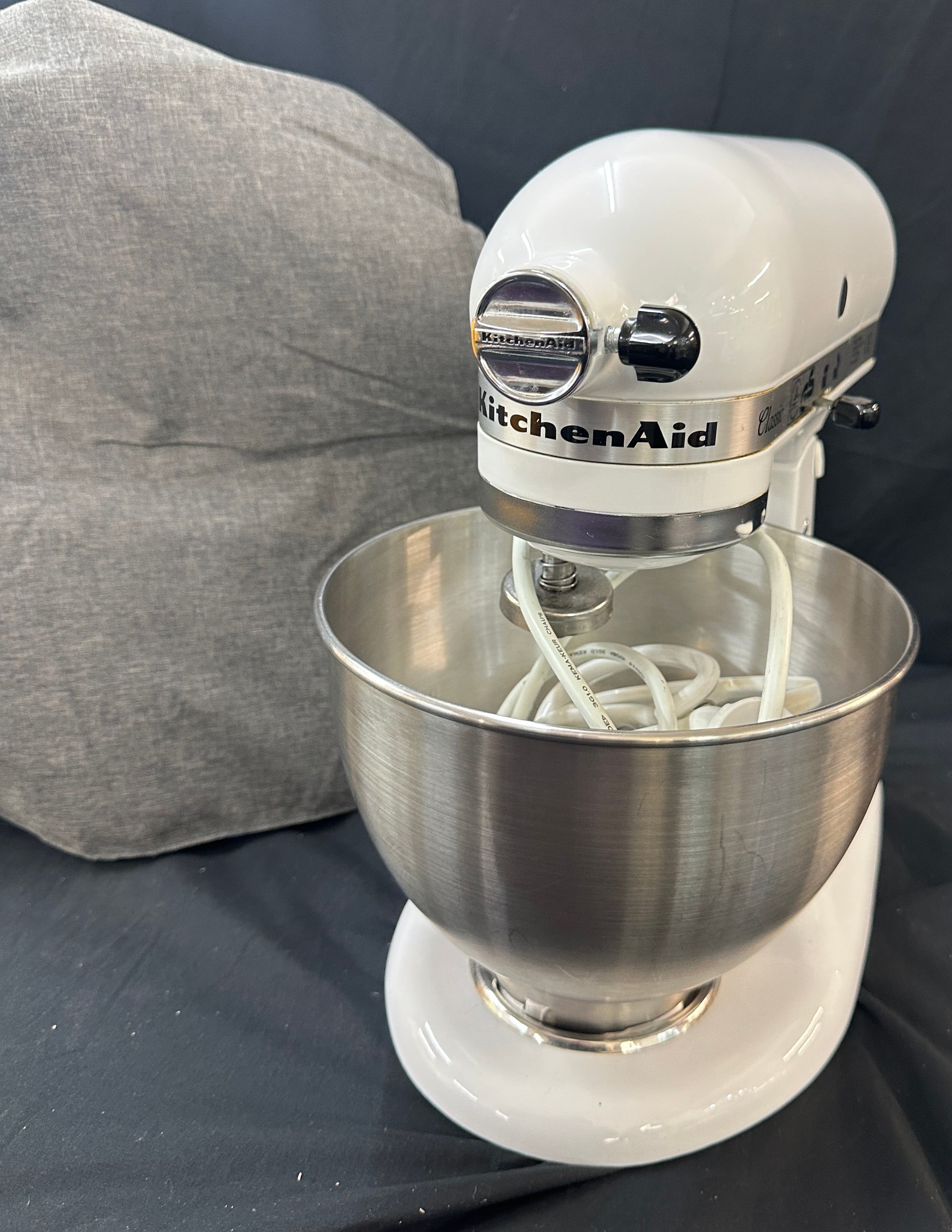 KitchenAid tilt head stand mixer, model 5K45SS, working order, together with kitchen aid tilt hea