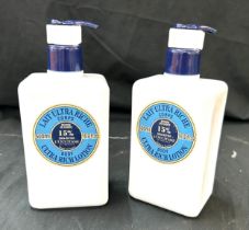 2 Brand new bottles of L'occitane lait ultra riche body lotion, 500ml bottles
