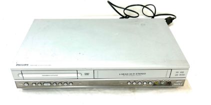 Phillips combi VHS, 6 head hi-fi system, untested
