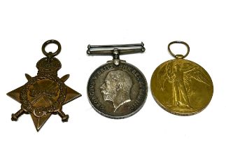 ww1 trio medals to 2855 pte c.midgley w.york .regiment discharged wounded in 1916